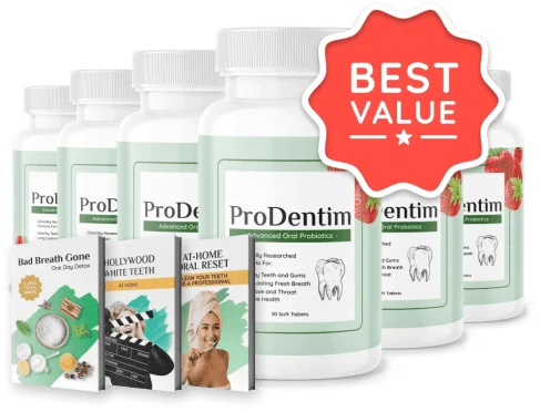 ProDentim 6 Bottle Package - 180 Day Supply - Best Value